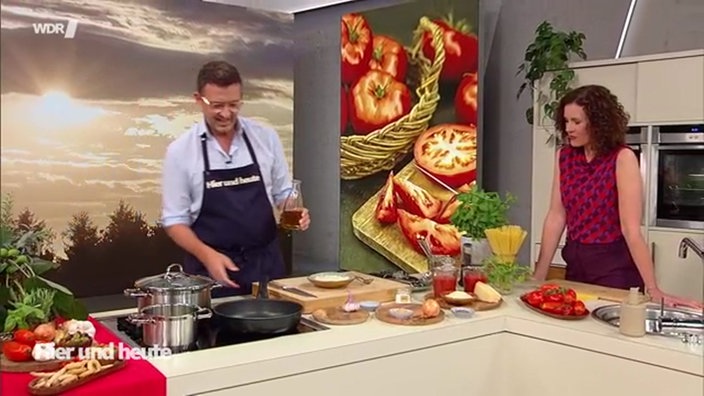 Anne Willms und Till Brönner im hier und heute Studio