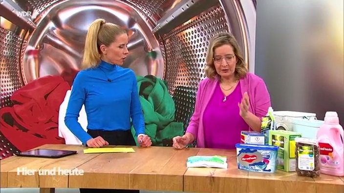 Yvonne Willicks im hier und heute Studio