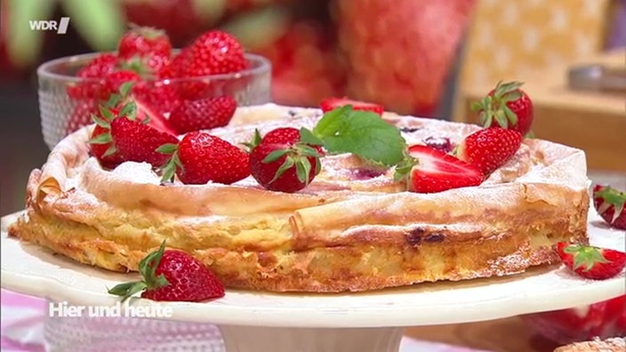 Erdbeer-Prasselkuchen