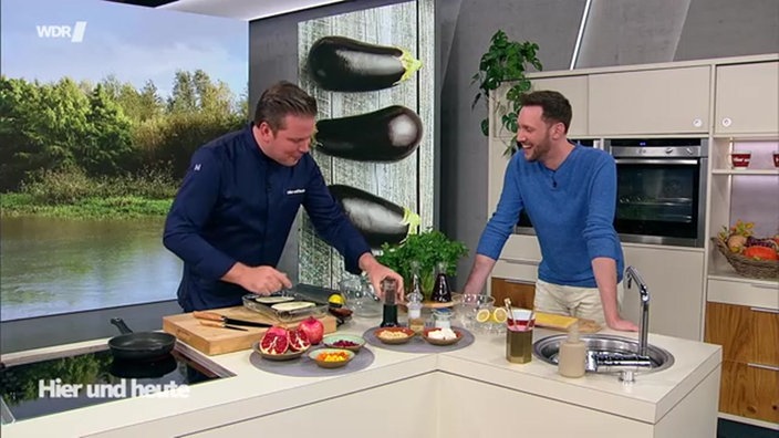Fabian Timmer und Sven Kroll kochen zusammen