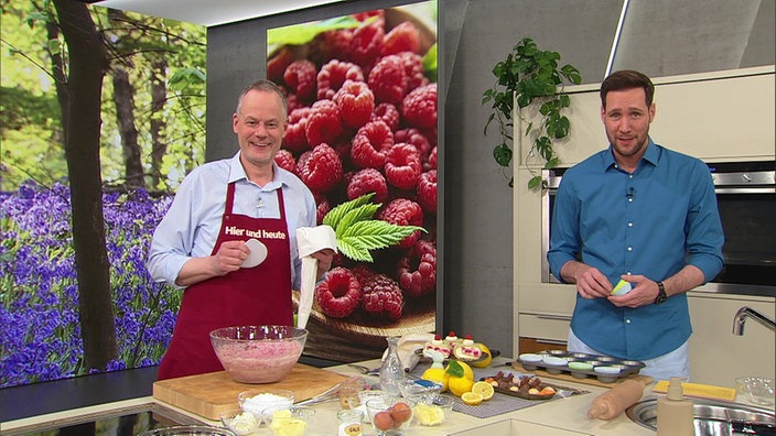 Marcel Seeger und Sven Kroll im Hier-und-heute-Studio