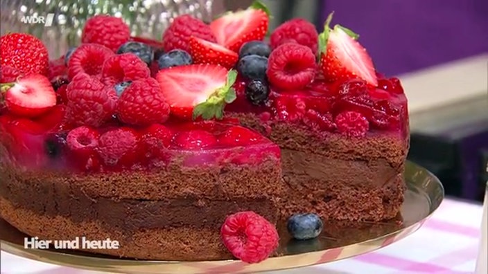 Beeren-Schokoladentorte