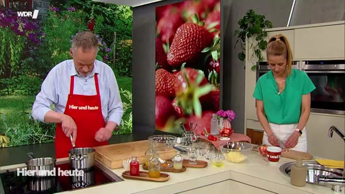 Konditormeister Marcel Seeger im Hier und heute Studio