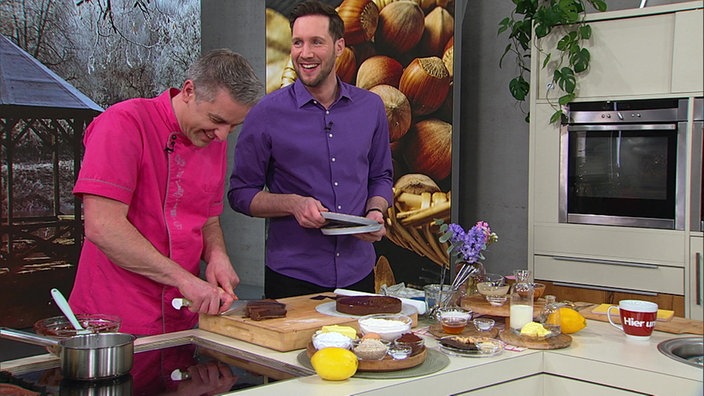 Aufnahme von Patissier Matthias Ludwigs und Sven Kroll.