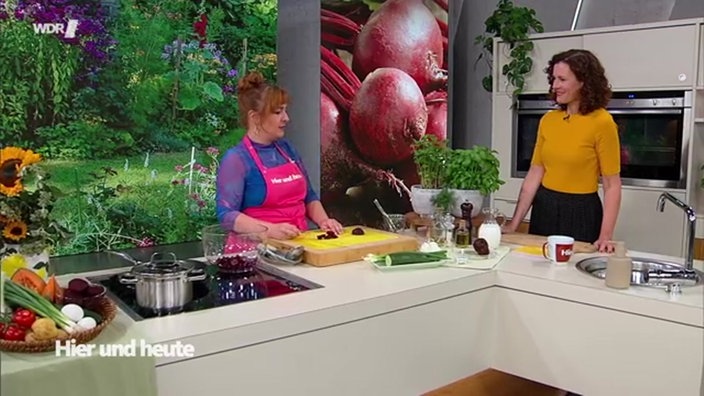 Kalte litauische Rote-Bete-Suppe