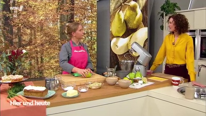 Aufnahme von Konditormeisterin Emily Gorden beim Backen.
