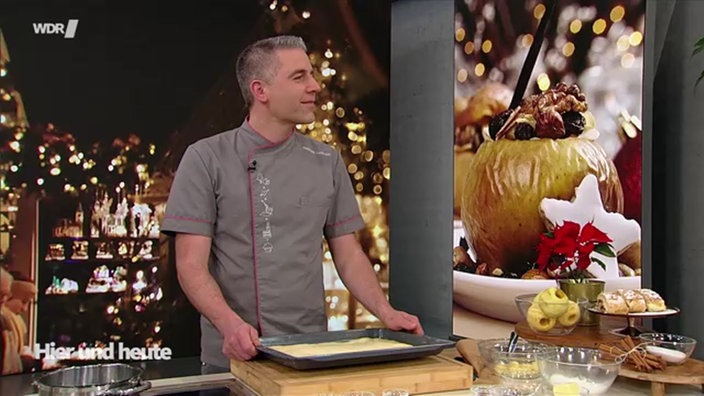 Aufnahme von Patissier und Konditormeister Matthias Ludwigs.