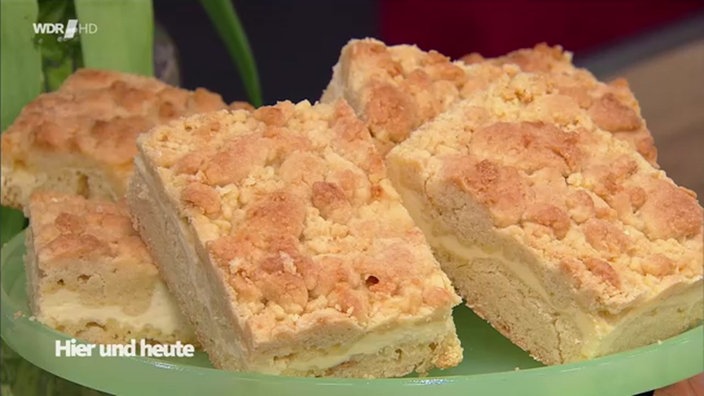 Käsestreusel vom Blech