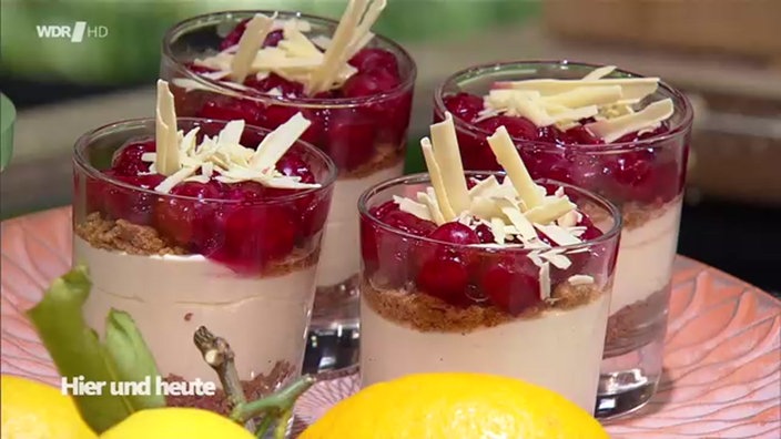 Käsekuchen im Glas