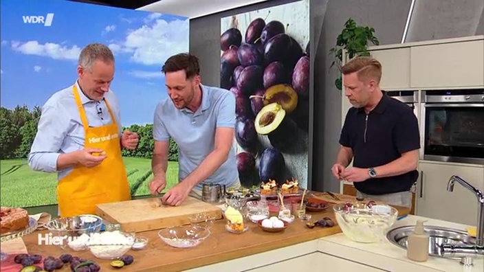 Pflaumentörtchen mit Mascarpone-Frosting