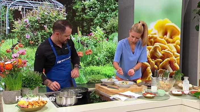 Semmelknödel mit Pfifferling-Rahm