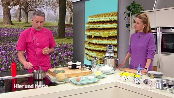 Matthias Ludwigs und Miriam Lange klassische Stroopwafeln 