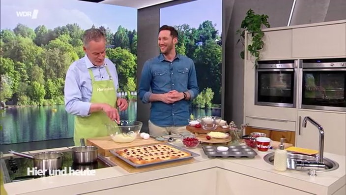 Kirsch-Muffins mit weißer Schokolade
