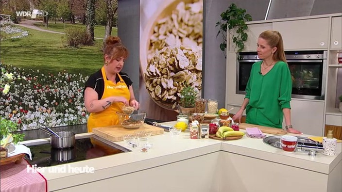 Hafer-Granola aus dem Ofen