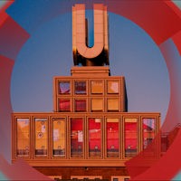 Panorama-Aufnahme von Dortmund umgeben von einem runden Rahmen