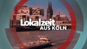 Panorama-Aufnahme von Köln umgeben von einem runden Rahmen