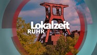 Panorama-Aufnahme von Essen, umgeben von einem runden Rahmen