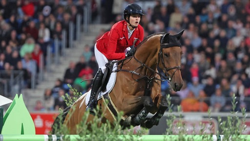 Wer gewinnt dieses Jahr den "Preis von NRW" beim Springreiten in Aachen? - (Symbolfoto: CHIO 2024, Aachen, Patrick Stuehlmeyer (GER))