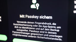Neue Möglichkeit: Statt Passwort oder 64-Hex-Codes jetzt bequem per Passkey absichern