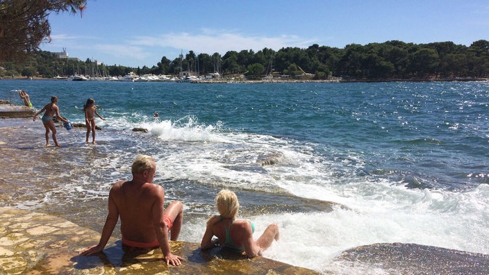 Adriakueste bei Porec / Kroatien in Zeiten von Corona