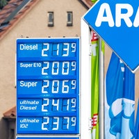 Die Preise an einer deutschen Tankstelle liegen bei über zwei Euro pro Liter bei allen Kraftstoffsorten