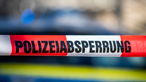 Rot-Weißes Polizeiabsperrband