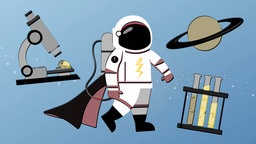 Astronaut im Weltraum
