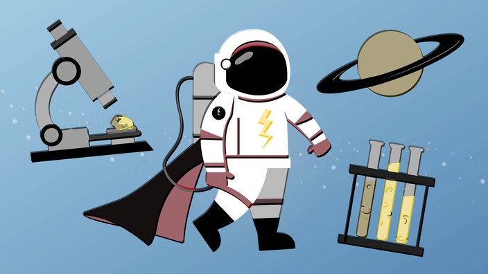 Astronaut im Weltraum