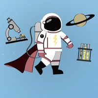 Astronaut im Weltraum