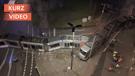 Schwerer Straßenbahnunfall- mehrere Menschen verletzt | TN 