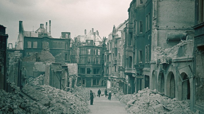 Bombardierung von Wuppertal, Ruinen