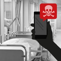 Symbolbild: Cyberangriffe in Krankenhäusern