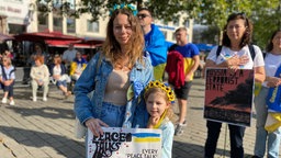 Demos in NRW zum Unabhängigkeitstag der Ukraine