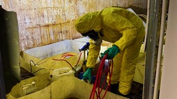 Durchsuchung der Funde bei Drogenrazzia in NRW