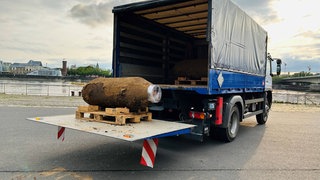 Eine von drei entschärften Bomben