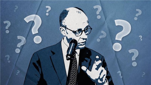 Illustration: Bundeskanzler Friedrich Merz (CDU), als er gerade vom "Problem" im "Stadtbild" spricht.