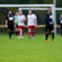 Kreisliga-Spiel auf einem Sportplatz in Brandenburg