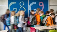 Schüler, Tafel mit G8, G9