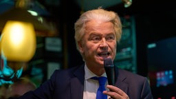 Vorsitzender der Rechtsaußenpartei "PVV" Geert Wilders 
