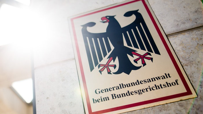 Bundesadler mit Schrfit "Generalbundesanwalt beim Bundesgerichtshof"