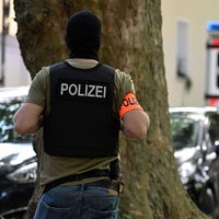 Polizisten am Einsatzort 