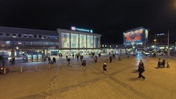 Außenansicht vom Königswall auf den Dortmunder Hauptbahnhof