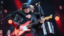 Die Kölschrock-Band "Räuber" auf der Bühne am Heumarkt am 11.11.
