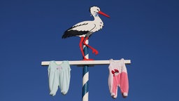 Hochzeitsbaum mit Storch