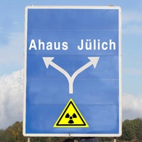 Straßenschild  Jülich Ahaus