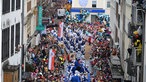 Rosenmontagszug in Köln 