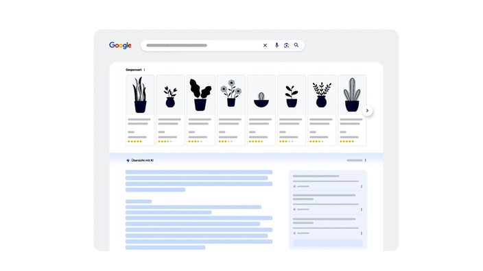 Google präsentiert zuerst Chatbot-ähnliche Antworten, wenn es passt