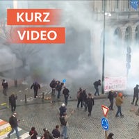 Proteste in Brüssel 