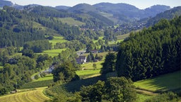 Landschaft bei Oberelspe-Oedingen, Deutschland,