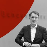 Grafik mit Karl Lauterbach